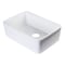 Alfi Brand White 23" Smooth Apron Fireclay Sgl Bowl Farmhouse Kitchen Sink AB503-W - alternate 7